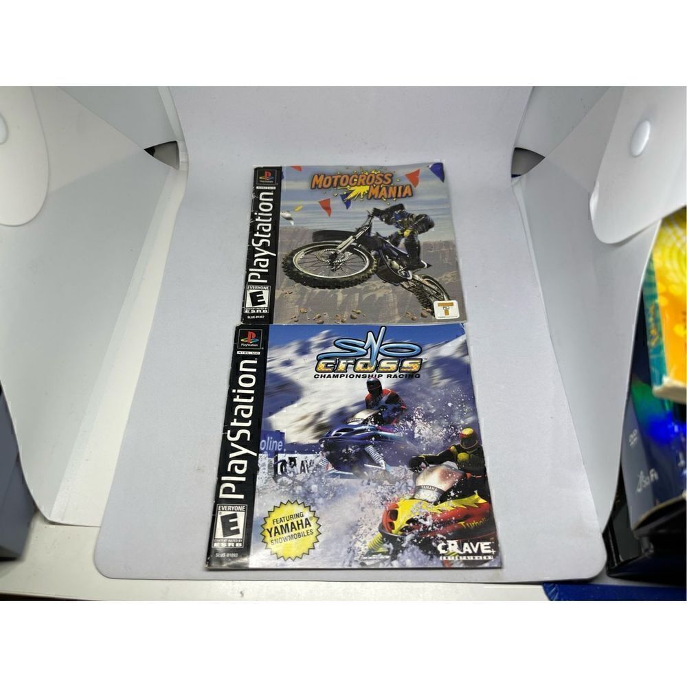 Motocross Mania Sno Cross Sony PlayStation manuals only